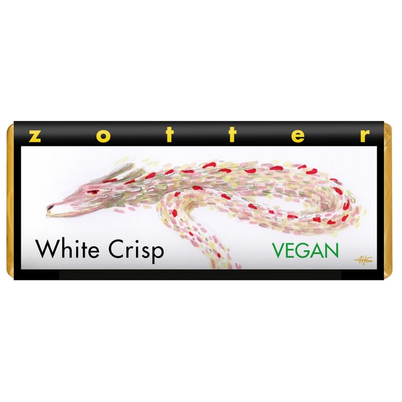Zotter Schokolade White Crisp VEGAN - Produktbild