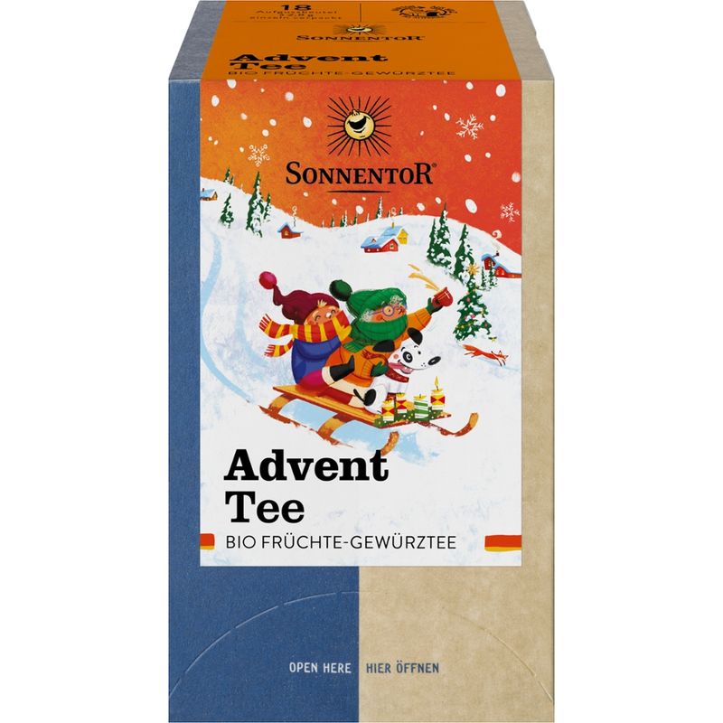 Sonnentor Advent Tee, Doppelkammerbeutel - Produktbild