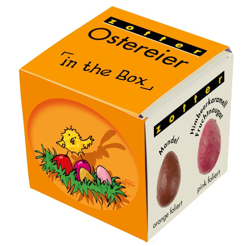 Zotter Schokolade Ostereier in the Box - Produktbild