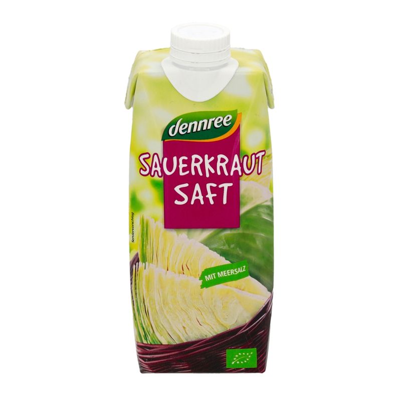 dennree Sauerkrautsaft, mit Meersalz - Produktbild