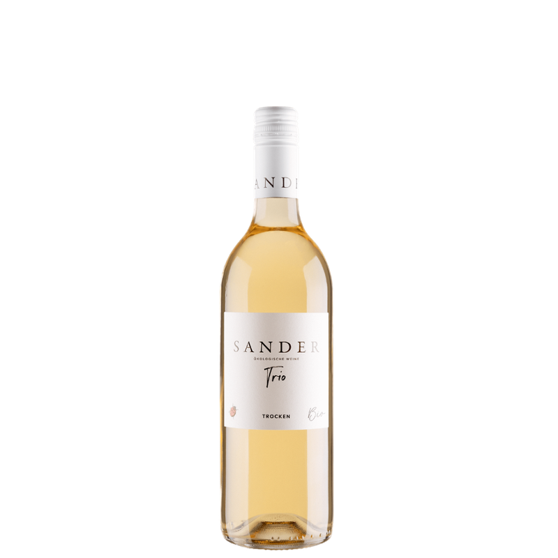 Sander – ökologische Weine Trio trocken Traditionscuvée - Produktbild