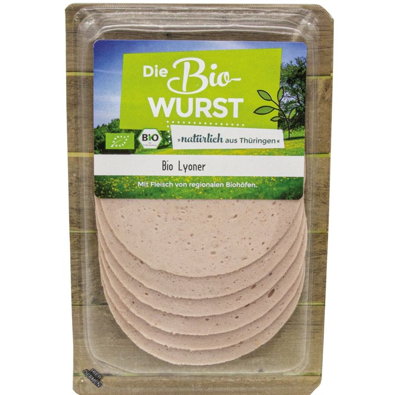 Die Bio-Wurst Bio Lyoner 80g - Produktbild