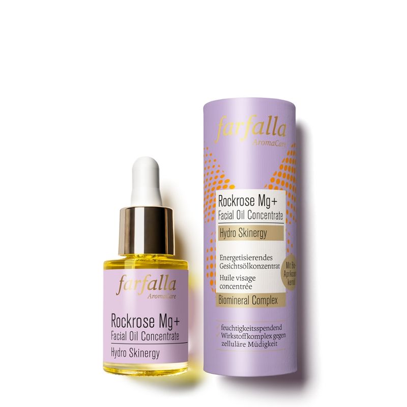 farfalla Rockrose Mg+ Facial Oil Concentrate, Hydro Skinergy, 15ml - Produktbild
