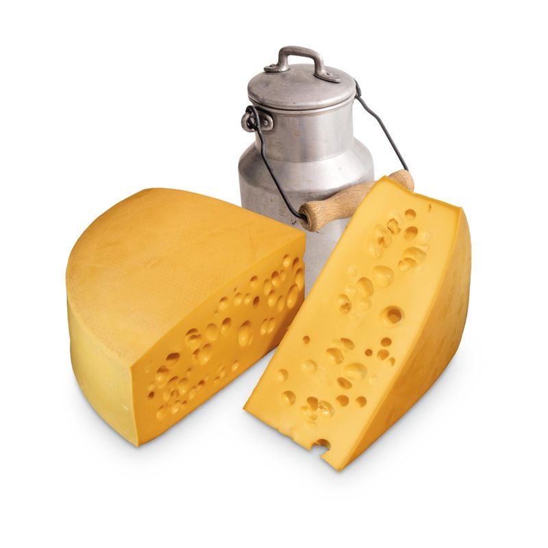 Käserebellen Bio Emmentaler vom Laib, ca. 3 Monate in Naturrinde gereift, Hartkäse mindestens 50% Fett i. Tr. aus Bio-Bergbauern-Heumilch g.t.S., 1/32 Laib - Produktbild