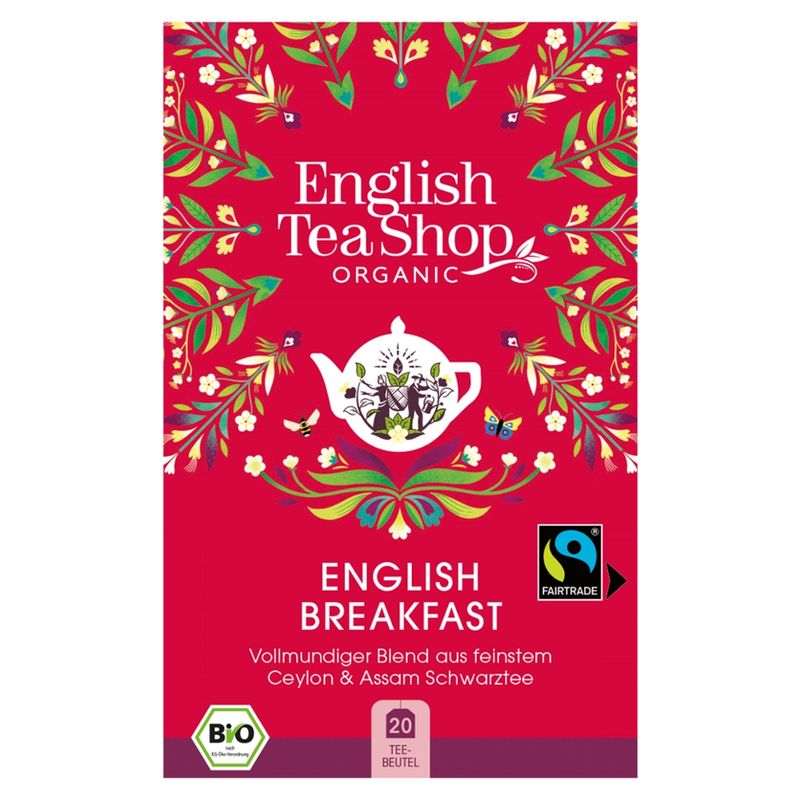 English Tea Shop English Tea Shop - English Breakfast, BIO Fairtrade, 20 Teebeutel - Produktbild