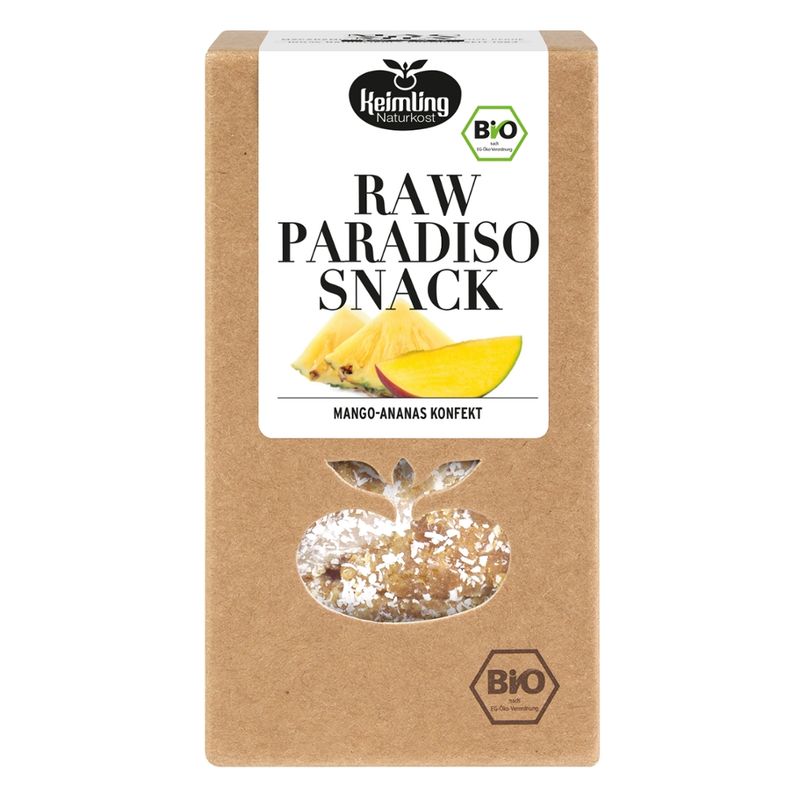 Keimling Naturkost Raw Paradiso Snack Mango-Ananas, bio - Produktbild