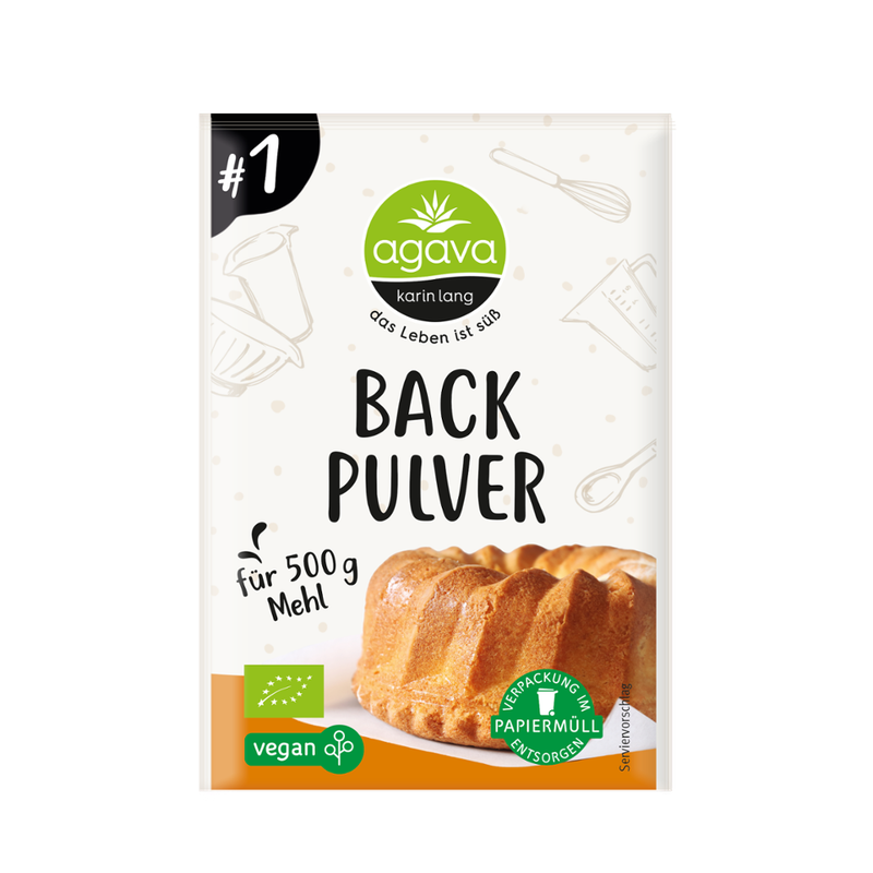 Agava Backpulver - Produktbild