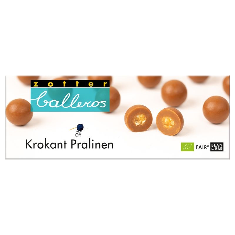 Zotter Schokolade Balleros "Krokant Pralinen" - Produktbild