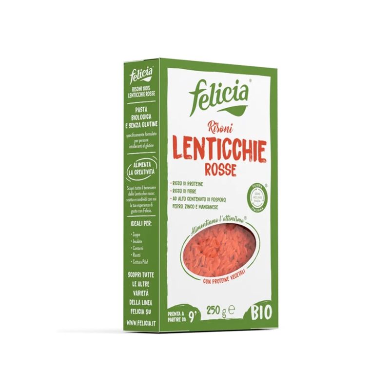 Felicia Felicia Bio Rote Linsen Risoni glutenfrei - Produktbild