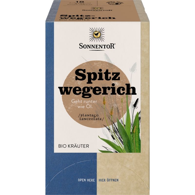 Sonnentor Spitzwegerich, Doppelkammerbeutel - Produktbild