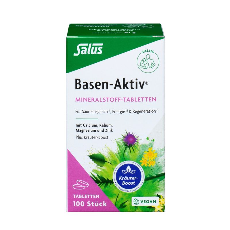 Salus® Basen-Aktiv® Mineralstoff-Tabletten 100 Stk - Produktbild