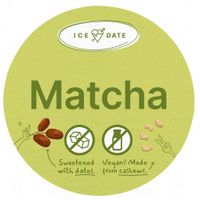 Bio Matcha-Eis, vegan, laktosefrei, glutenfrei, mit Datteln gesüßt 120ml - Produktbild