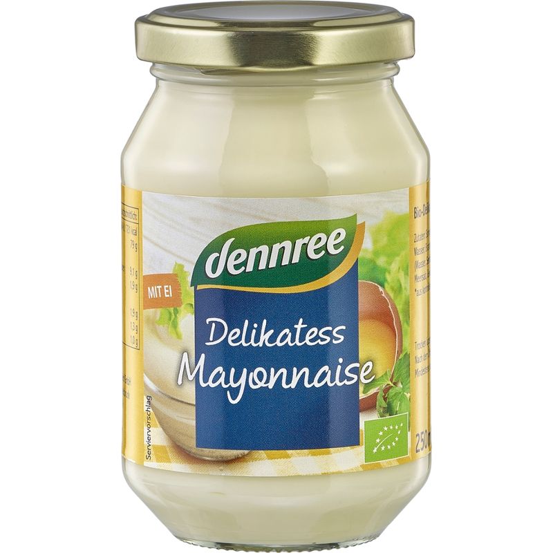 dennree Delikatess-Mayonnaise, mit Ei - Produktbild