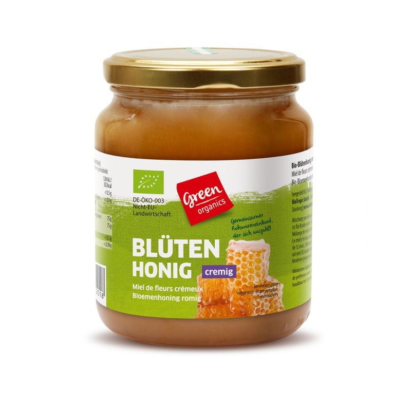 greenorganics Blütenhonig cremig 500g - Produktbild