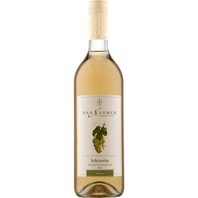 van Nahmen SCHEUREBE Traubensaft weiß BIO 0,75 EW - Produktbild