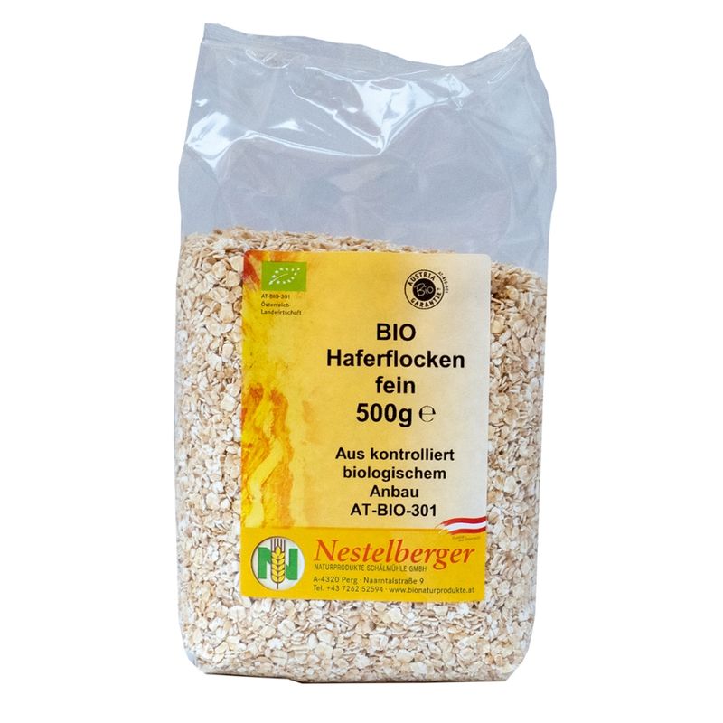 Nestelberger Bio Haferflocken kleinblatt 500g - Produktbild