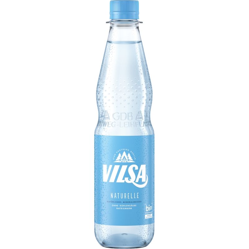 VILSA VILSA Mineralwasser Naturelle 12x0,50l PET MW Bio - Produktbild
