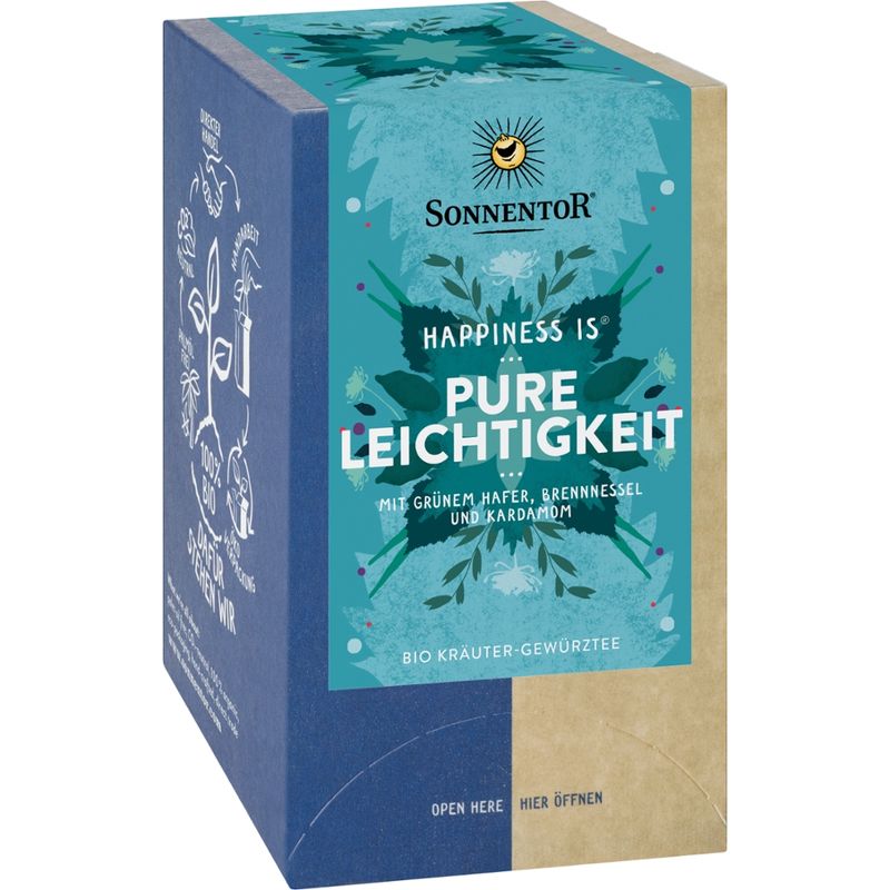 Sonnentor Pure Leichtigkeit Tee Happiness is®, Doppelkammerbeutel - Produktbild