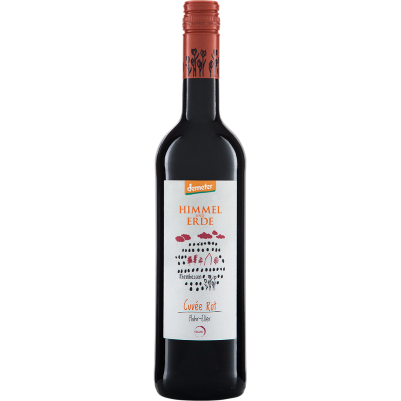 Riegel Eigenmarke 'Himmel und Erde' Cuvée Rot QW Demeter Fluhr-Eller - Produktbild