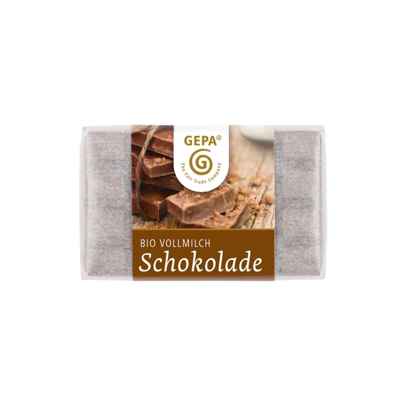 GEPA - The Fair Trade Company Bio Vollmilch Schokolade - Produktbild