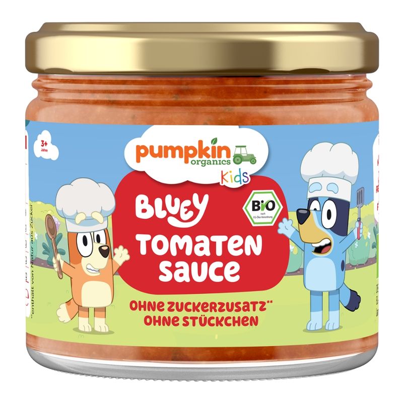 Pumpkin Organics Bluey Bio Tomatensauce - Produktbild