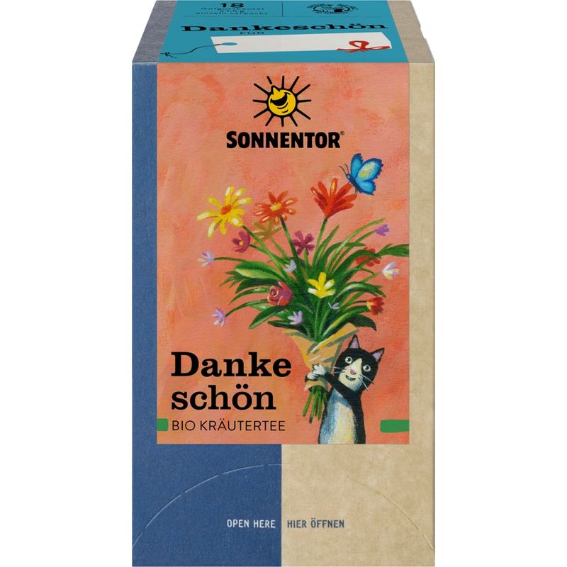 Sonnentor Dankeschön Kräutertee, Doppelkammerbeutel - Produktbild