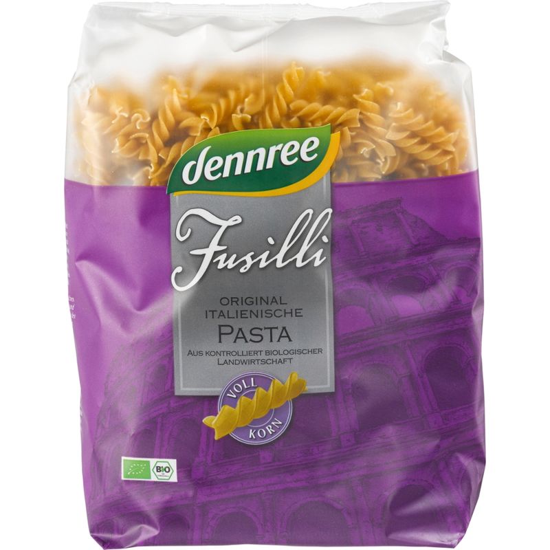 dennree Hartweizen-Vollkorn-Fusilli - Produktbild