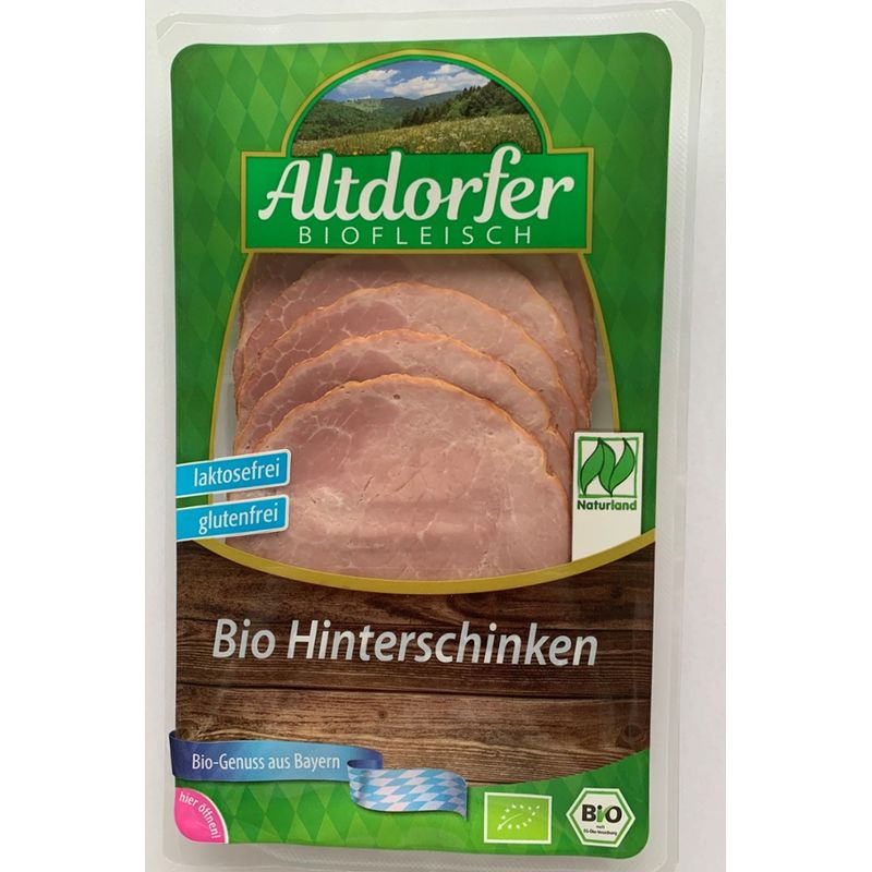 Altdorfer Biofleisch Bio Hinterschinken 75g - Produktbild