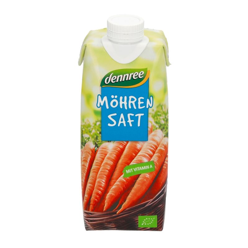 dennree Möhrensaft, mit Vitamin A - Produktbild