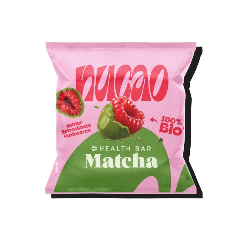 nucao nucao fruits Crunchy Matcha Himbeeren (organic) - DE - Produktbild