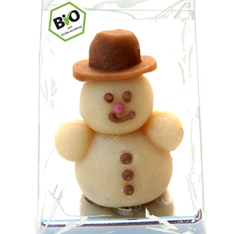 rosmarin BIOBACK Schneemann ´Frosti´ (Marzipanfigur) - Produktbild