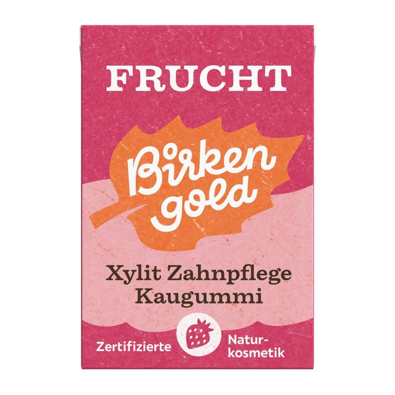Birkengold Birkengold Zahnpflege Natur Kaugummi Frucht 20 Stk. - Produktbild