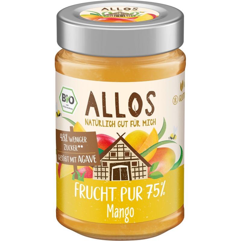 Allos Frucht Pur 75% Mango - Produktbild