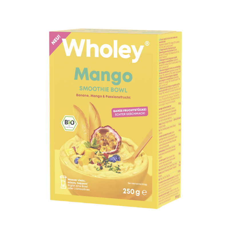 Wholey Wholey ready-to-blend Ocean Smoothie Bowl aus schockgefrorenen Bio-Zutaten  100 % bio, vegan und glutenfrei - Produktbild