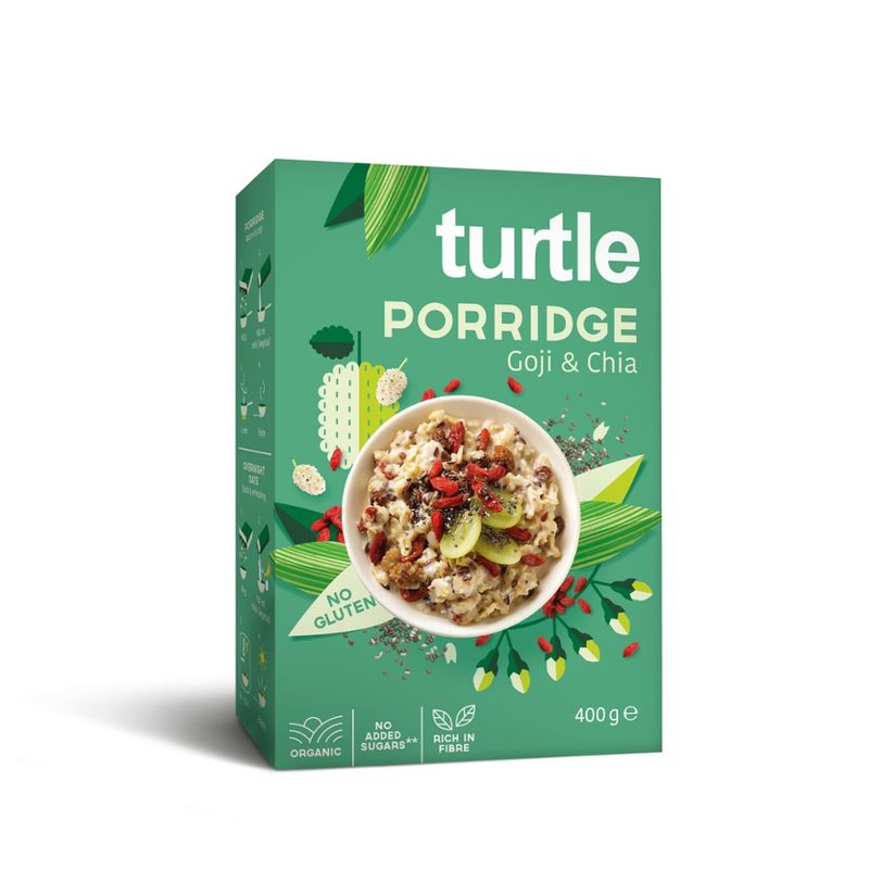 Turtle - Better Breakfast Porridge Goji & Chia Glutenfree - Produktbild