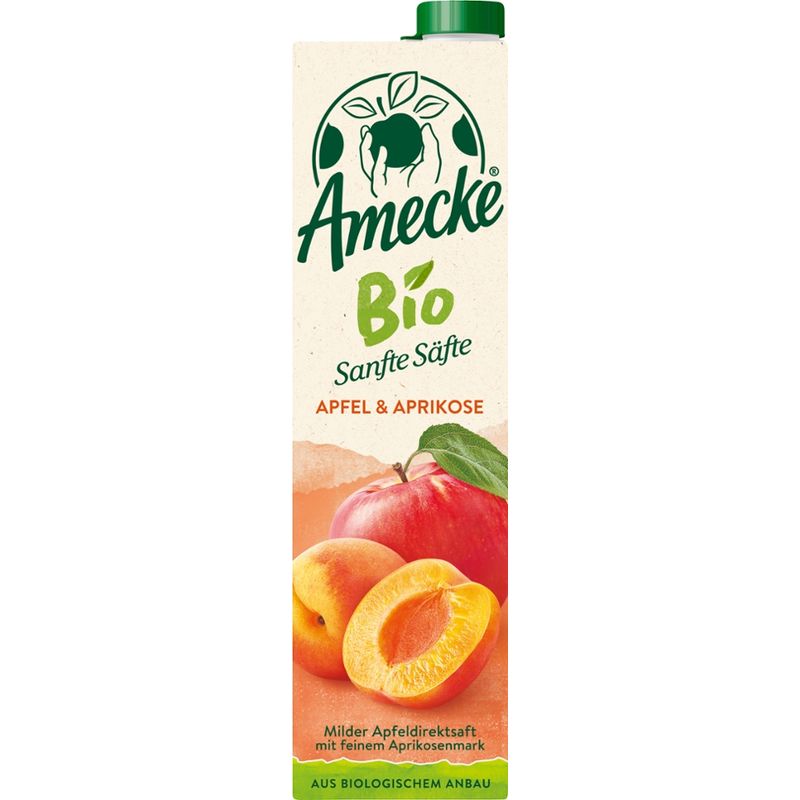 Amecke  Amecke Bio Sanfte Säfte Apfel Aprikose - Produktbild