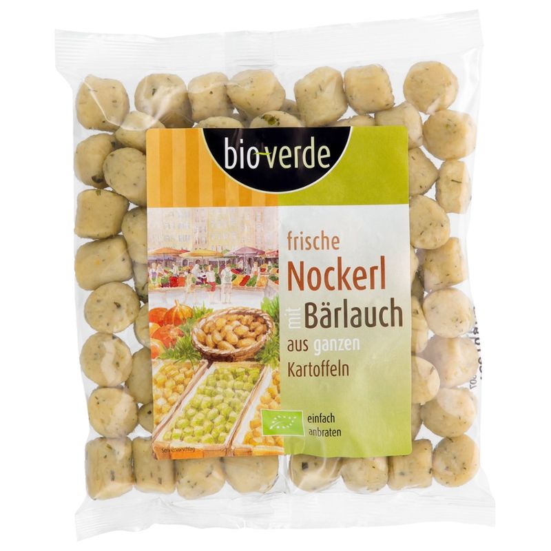bio-verde Frische Bärlauch-Nockerl aus ganzen, gekochten Kartoffeln 400 g - Produktbild