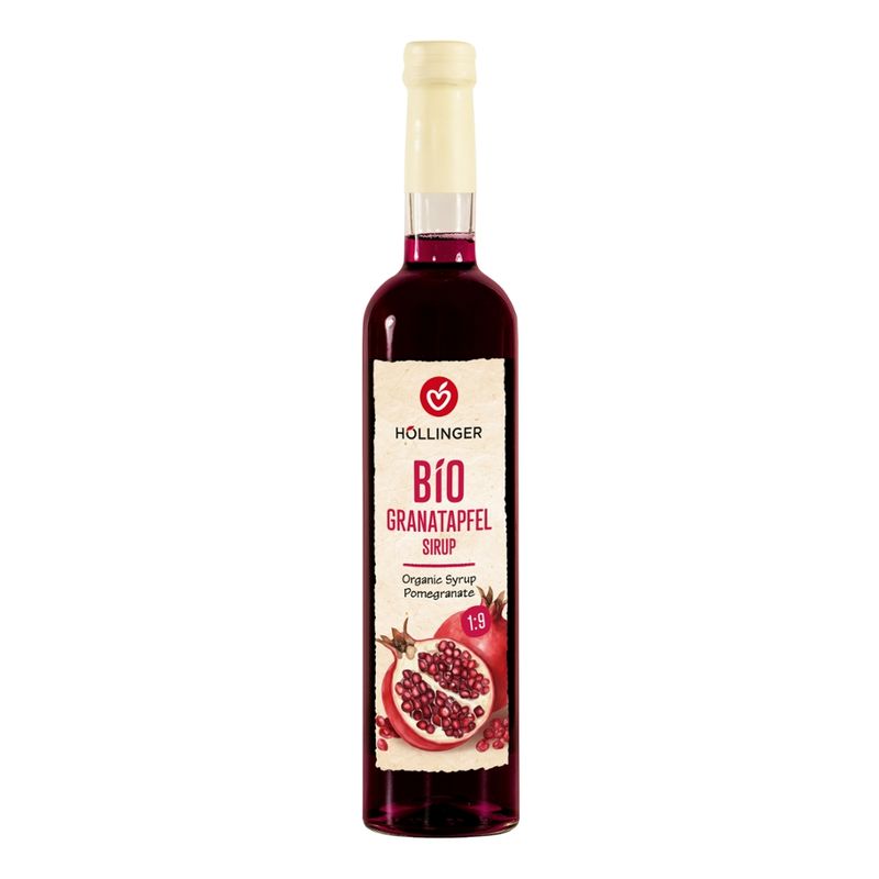 IMS Höllinger Bio Granatapfel Sirup 0,5l Glass Flasche - Produktbild