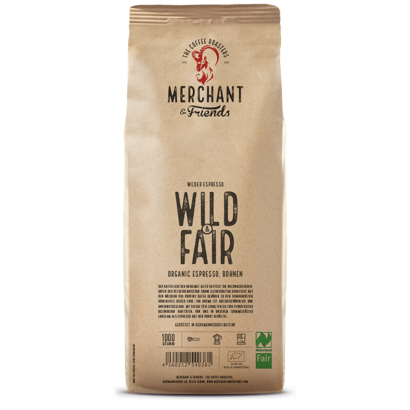 Merchant & Friends Wild & Fair  ORGANIC ESPRESSO - Produktbild