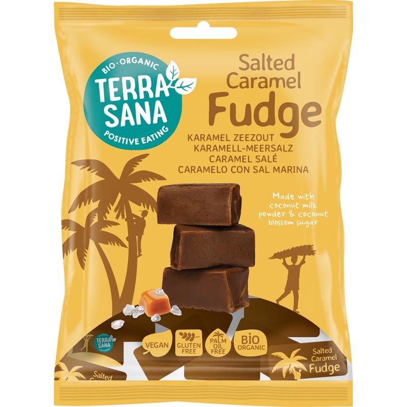 TerraSana Karamellbonbon Fudge Karamell-Meersalz - Produktbild