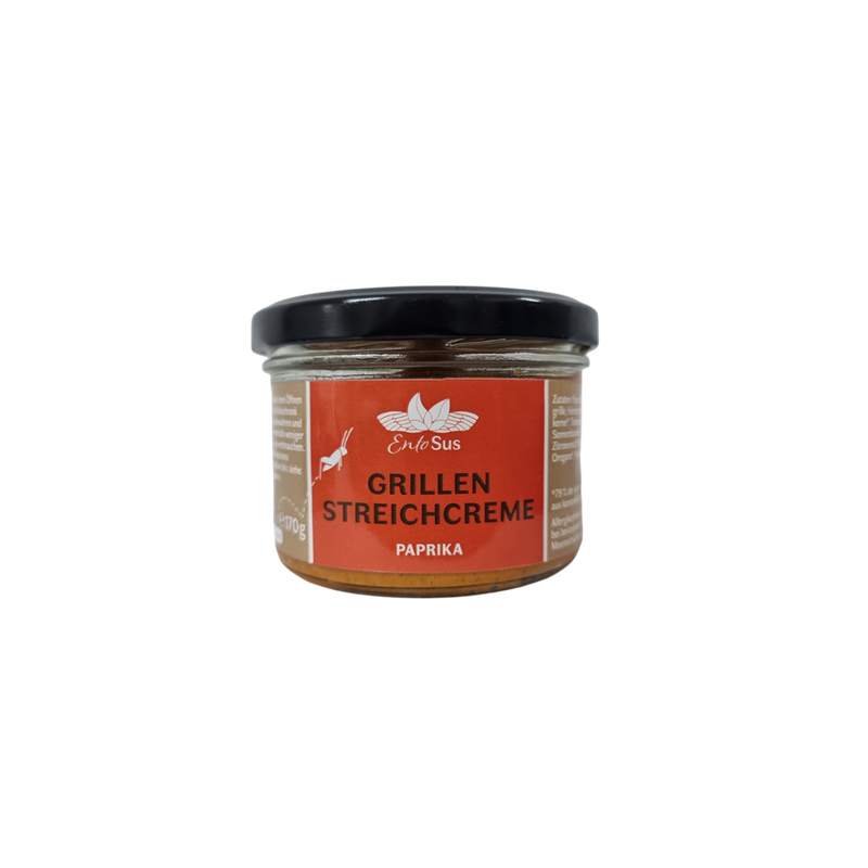EntoSus Grillen Streichcreme Paprika - Produktbild