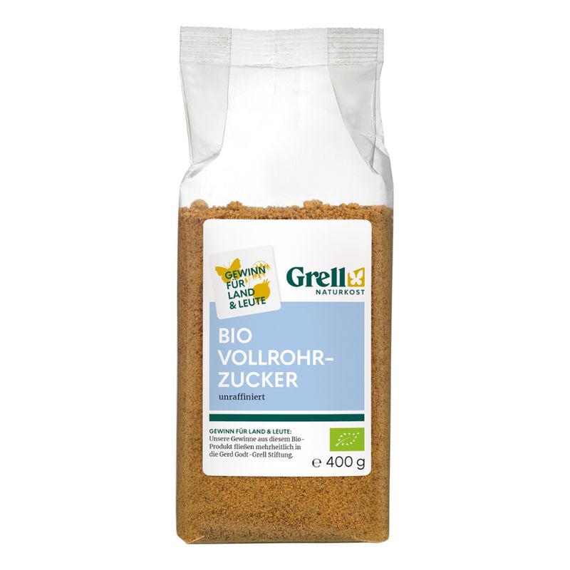 Grell Naturkost Vollrohrzucker unraffiniert - Produktbild