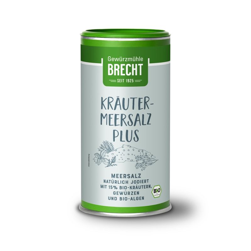 Gewürzmühle Brecht Kräuter-Meersalz +plus BIO  öko LB - Produktbild