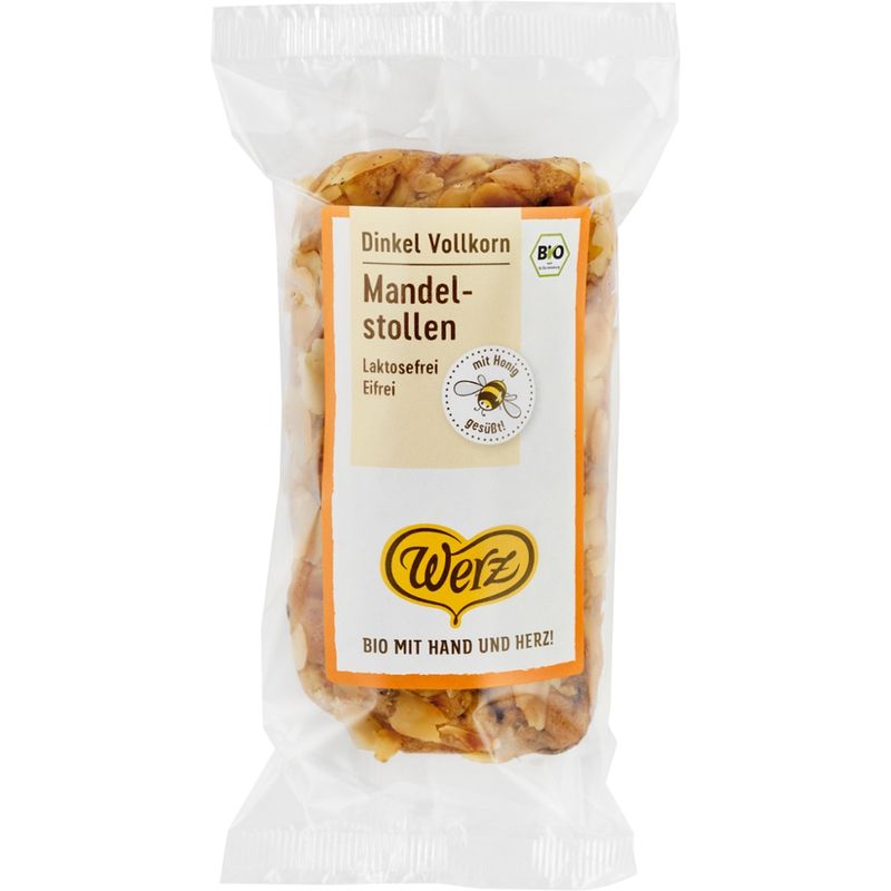 Naturkornmühle Werz Mandelstollen, Dinkel Vollkorn - Produktbild