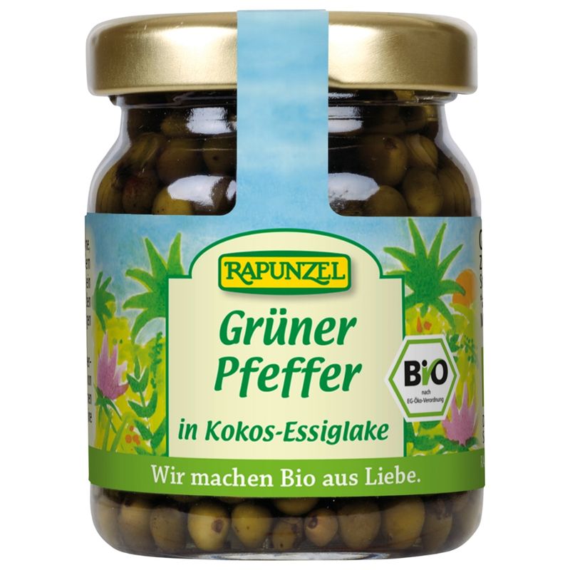 Rapunzel Grüner Pfeffer in Kokos-Essiglake - Produktbild