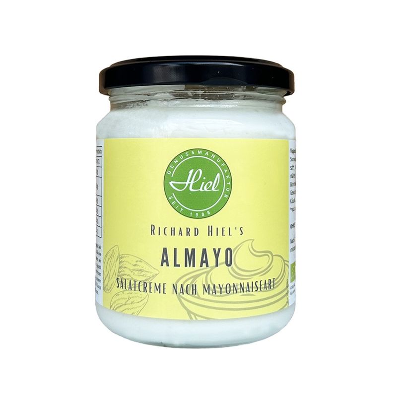 Hiel - Vegetarische Feinkost Almayo - Vegane Salatcreme nach Mayonnaiseart - Produktbild