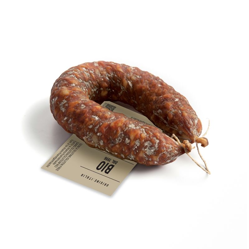 PrimaVera Bio Salsiccia Scharf - luftgetrocknet im Ring - Produktbild