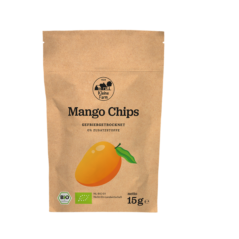 Kleine Farm Bio Kleine Farm Mango chips Gefriergetrocknet 15 g - Produktbild