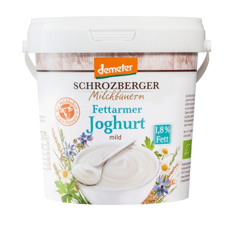 Schrozberger Milchbauern Dem. Fettarm.Joghurt 1,8% 1kg - Produktbild