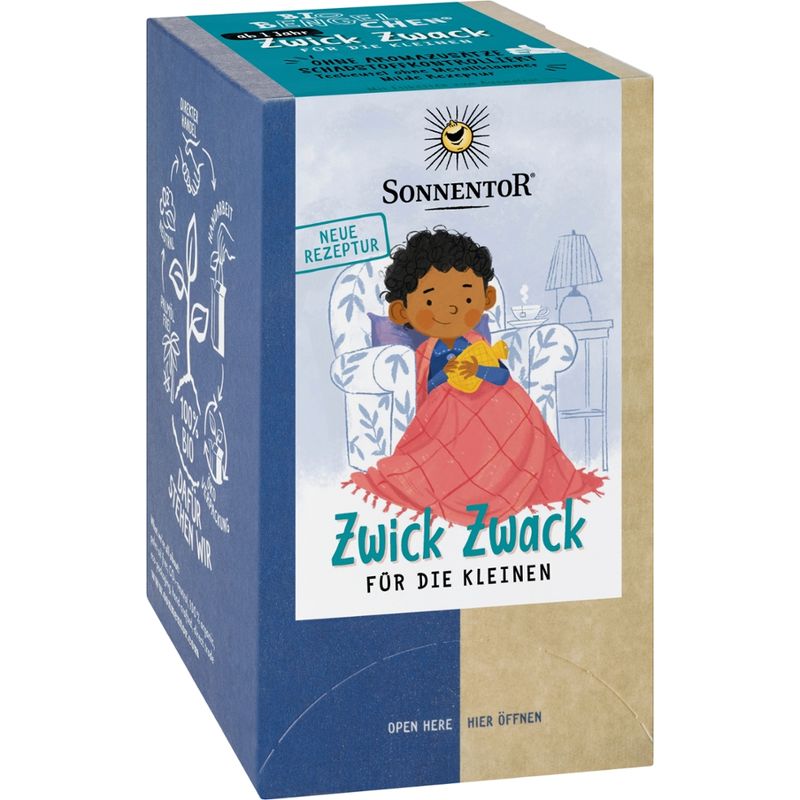 Sonnentor Zwick Zwack für die Kleinen Tee Bio-Bengelchen®, Doppelkammerbeutel - Produktbild